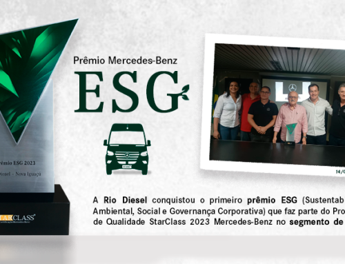 A Rio Diesel conquistou o 1º prêmio ESG Vans 2023